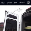 EOD Rear Door UPPER Storage Panels (Pair) Designed for Ford Transit High Roof (Van Years 2015 to Current Model)