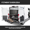 EOD Van Storage System with System Accessories | Compatible with Ram Promaster 2014-current with a 159" Wheelbase