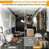 EOD 2PCS Side Molle Panel Compatible with 2015-2025 Ford Transit Cargo Van Mid/High Roof Heavy Duty Van Shelving Storage Molle Panel Organizer for 2024 Transit Accessories