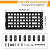 EOD 2PCS Side Molle Panel Compatible with 2015-2025 Ford Transit Cargo Van Mid/High Roof Heavy Duty Van Shelving Storage Molle Panel Organizer for 2024 Transit Accessories