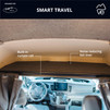 EOD Headliner Shelf & Curtain Rod - Ford Transit Van High/Medium Roof Models with Factory Overhead Plastic
