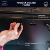 EOD Headliner Shelf & Curtain Rod - Ford Transit Van High/Medium Roof Models with Factory Overhead Plastic