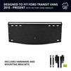 EOD Headliner Shelf & Curtain Rod - Ford Transit Van High/Medium Roof Models with Factory Overhead Plastic