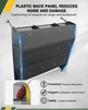 EOD Bomb Squad Cargo Van Shelving Storage System 52" W x 46" H x 13" D Fit for Ford Transit, GMC Savana, Chevy Express, Nissan NV, Ram Promaster, Mercedes-Benz Sprinter and Metris