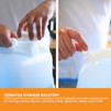 EOD 5 Gallon Water Containers with Cap (Pack of 2) BPA-free, Leak-Proof  White  