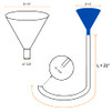1 Pint Funnel with 21" Flexible Spout