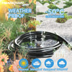 50 ft Outdoor Black Extension Waterproof 16/3 Gauge