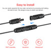 ELFCULB Solar to XT60i Cable 10AWG 2FT for Portable Power Station