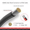 ELFCULB Solar to XT60i Cable 10AWG 2FT for Portable Power Station