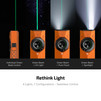 OLIGHT ArkPro Ultra Rechargeable Flat EDC Flashlight,1700Lumens,AmberOrange