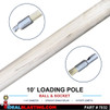 16 ft Connector and Adapter Base Loading Pole