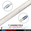 16 ft Connector and Adapter Base Loading Pole