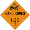 Explosives 1.3C Magnetic Placard
