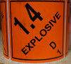 Explosives 1.4D Label 500 Per Roll