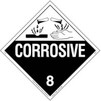 Corrosive Placard Rigid Vinyl (Closeout - Only 14 Left in Stock)