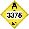 Oxidizer 3375 Magnetic Placard