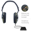 Shooter Howard Leight by Honeywell Impact Sport Sound Amplification Electronic Shooting Earmuff, Classic Green (R-01526)