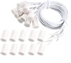 N.C. Recessed Wired Security Window Door Contact Sensor Alarm Magnetic Reed Switch White RC-33 10pcs