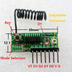 RF Wireless Remote Control Kit for Arduino UNO MEGA2560 Due Pro Mini Relay RC Switch 433Mhz DC 3V 3.3V 5V EV1527   … (1, remote & receiver kits)