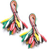 10 Pieces and 5 Colors Test Lead Set & Alligator Clips,20.5 inches (2 Pack) 