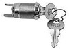 Key Lock Switch Single Pole Single Throw Round Terminal Key #2341 All Keyed Alike - 196649