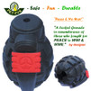 Grenade Tough Dog Toy (black or green)