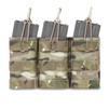 TRIPLE MOLLE OPEN M4 5.56MM MAG POUCH (Black, Ranger Green, Coyote Tan, Multicam)