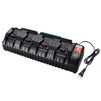 for M18 Battery Charger, 4-Ports Battery Charger Station Compatible with Milwaukee 18v Lithium Ion Battery and Milwaukee Tools 48-11-1850 48-11-1840 48-11-1815 48-11-1828 Milwaukee Charger