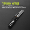 TRUE Berm Tanto Flipper Knife with 3.5" Tanto Blade with G10 Handle