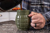 Caliber Gourmet Grenade Coffee Mug Tea 22oz, 650ml, Ceramic