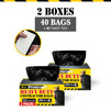 Contractor Garbage Bags 55 Gallon | 40 Trash Bags | Heavy Duty | Black Contractor