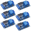 6 PCS Timer Relay Module DC 6-30V Timer Relay Programmable with LCD Display / 5V Micro USB, Smart Home Controller