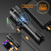 Rechargeable Flashlights High Lumens, LED Flashlight 100,000 Lumens