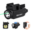 OLIGHT Baldr S 800 Lumens Compact Rail Mount Weaponlight with Green Beam and White LED Combo, Magnetic USB Rechargeable Tactical Flashlight with 1913 or GL Rail,