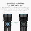 OLIGHT Seeker 4 Pro Rechargeable Flashlights, 4600 Lumens High Powerful Bright Light with USB C Holster, Waterproof IPX8