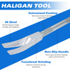 30" Halligan Tool, Breaching Tools for Emergencies, 45 Gauge Steel Forged Halligan Bar, Modern Rescue Firefighter Halliganar