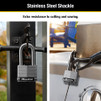 Master Lock 1SSQLF Stainless Steel Outdoor Padlock with Key, 4 Pack Keyed-Alike