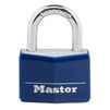 Master Lock Blue Vinyl Covered Aluminum Keyed Padlock,  142DCM