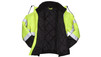 Pyramex Safety RJ3210XL RJ32 Series Jackets Hi-Vis Lime Bomber Jacket with Quilted Lining- Size Extra Large