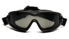 Pyramex Safety Products GB6420SDT V2G Plus Safety Glasses, Gray Anti-Fog Dual Lens with Black Strap, Gray
