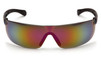 Pyramex S7255S Provoq Safety Eyewear Multi-Color Mirror Lens Black Temples