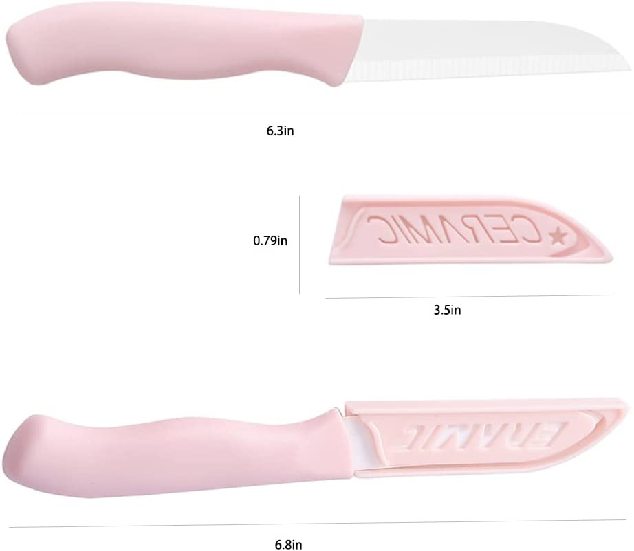 3 In Ceramic EOD Knife Rubber Coated Handle