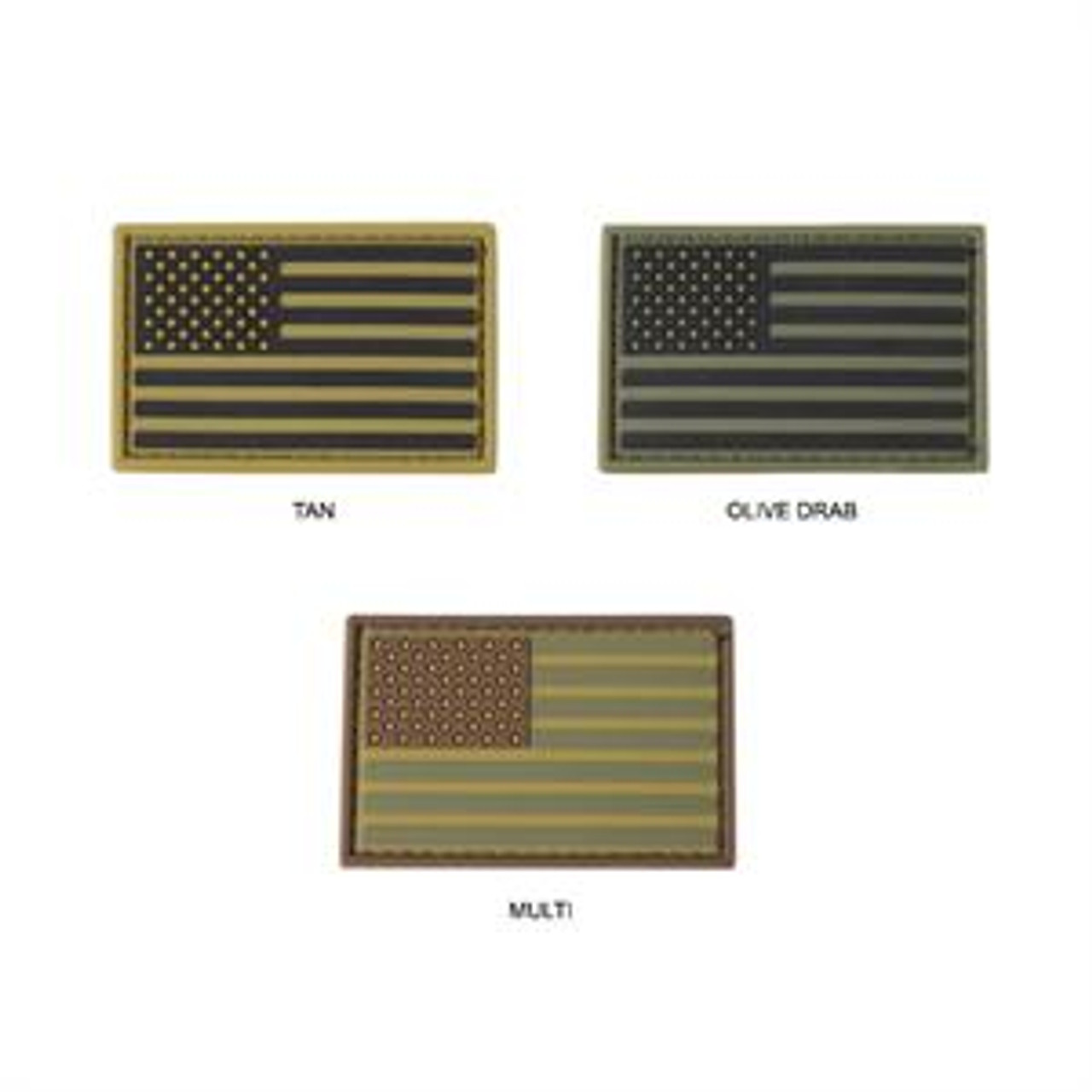Velcro PVC American Flag Patch