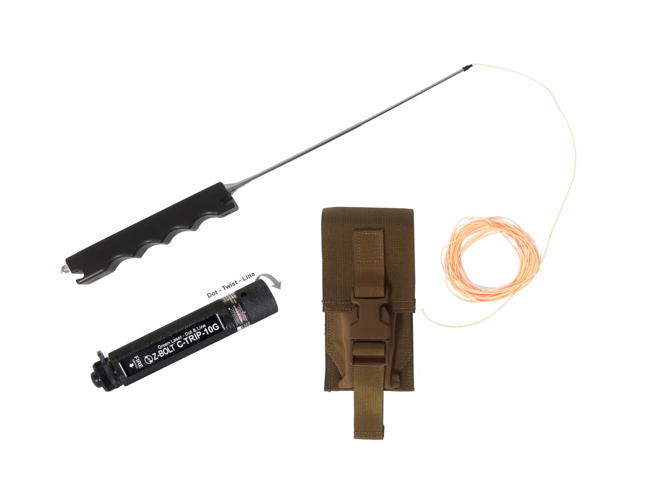 Trip Wire Detector with Visible Laser Identifier Kit - Ideal Supply Inc  (dba Ideal Blasting Supply)
