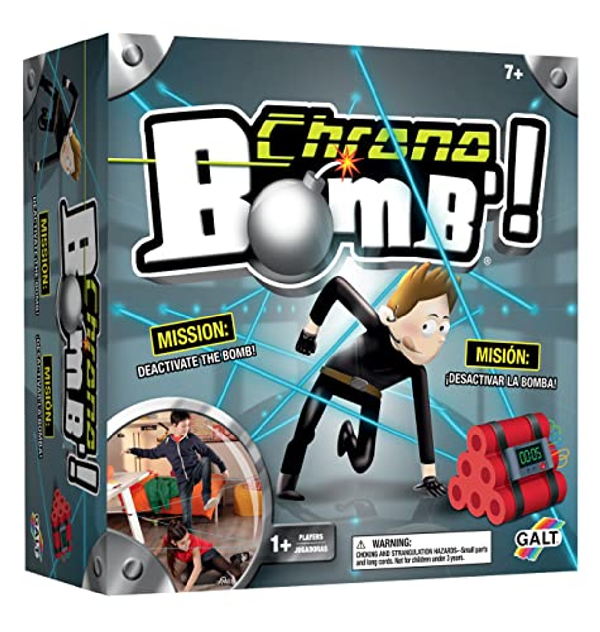 Galt Toys Chrono Bomb, Kids Fun Spy Family Game, Beat The Bomb Age 7+,  Various