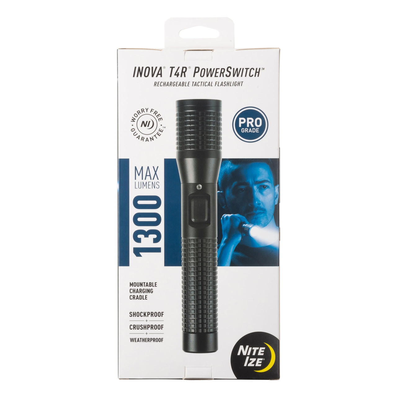 Nite Ize INOVA T4R Powerswitch Rechargeable Tactical Flashlight - 1300 Lumen Tactical Flashlight with Professional-Grade USB Charging Cradle & AC/DC ... Nite Ize INOVA T4R Powerswitch Rechargeable Tactical Flashlight - 1300 Lumen Tactical Flashlight with Professional-Grade USB Charging Cradle & AC/DC ...