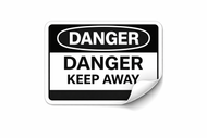 Sticker Signs (Vinyl Adhesive Press On)
