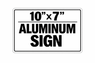 10 x 7 Aluminum