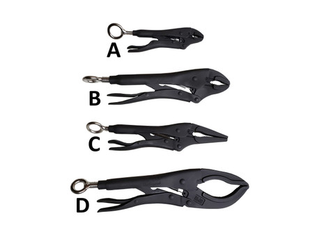 Cerakote Vise Grips Clamp with Eye — Durable Locking Clamp for Field and Workshop