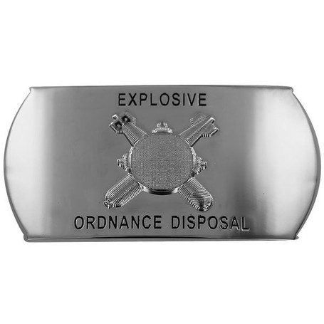 EOD USN Enlisted Explosive Ordnance Disposal Belt Buckle